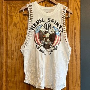 Rebel Saints graphic tank